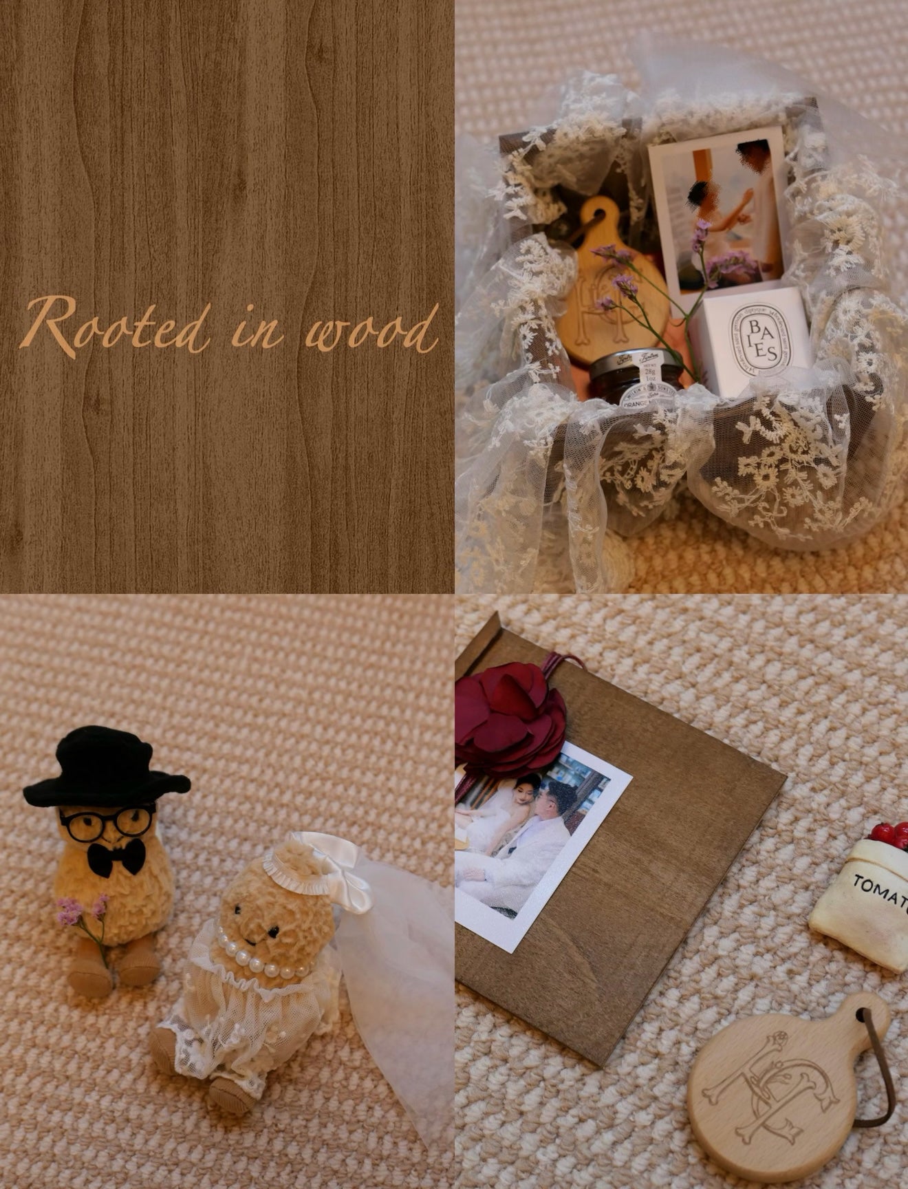 A Curated Keepsake Favor Wooden Box, Made to Remember
