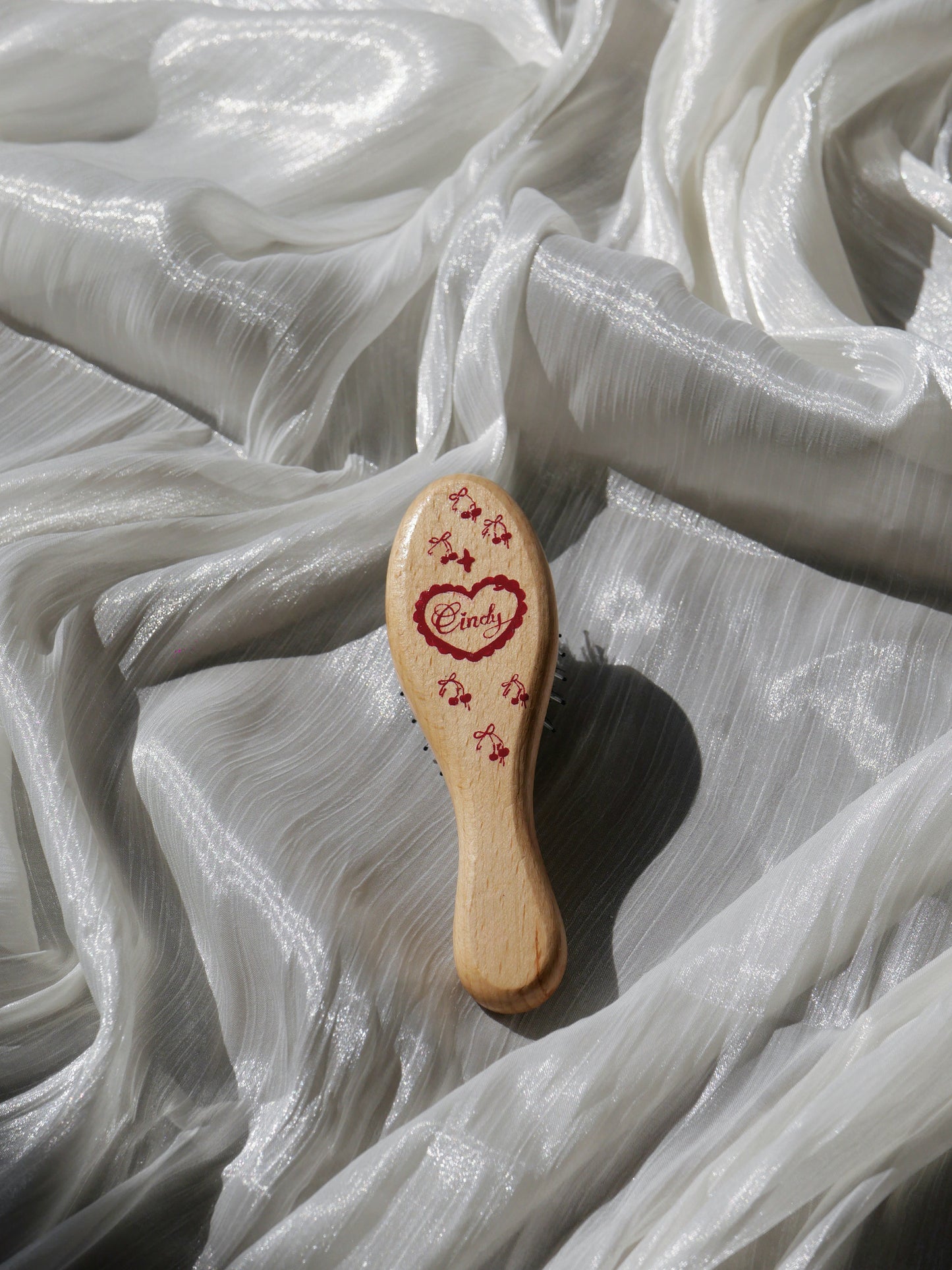 Personalized Wooden Hairbrush – A Soft Everyday Keepsake