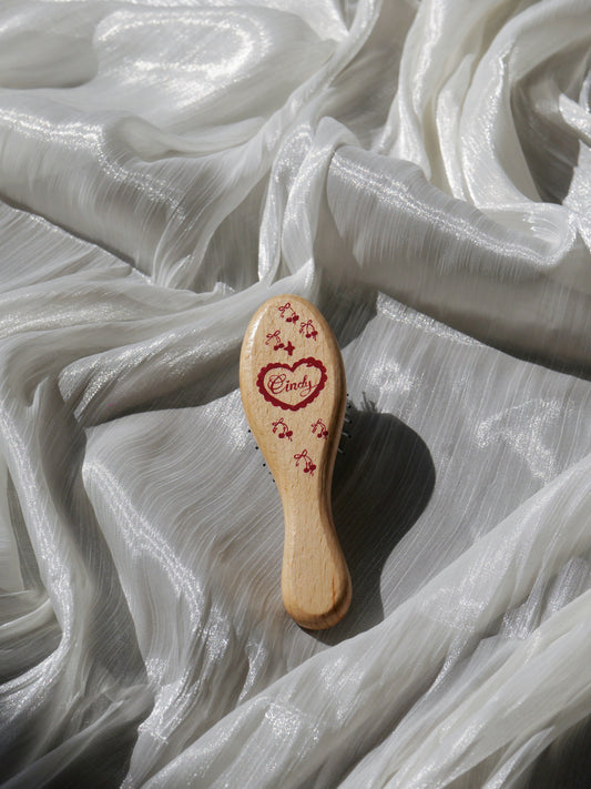 Personalized Wooden Hairbrush – A Soft Everyday Keepsake